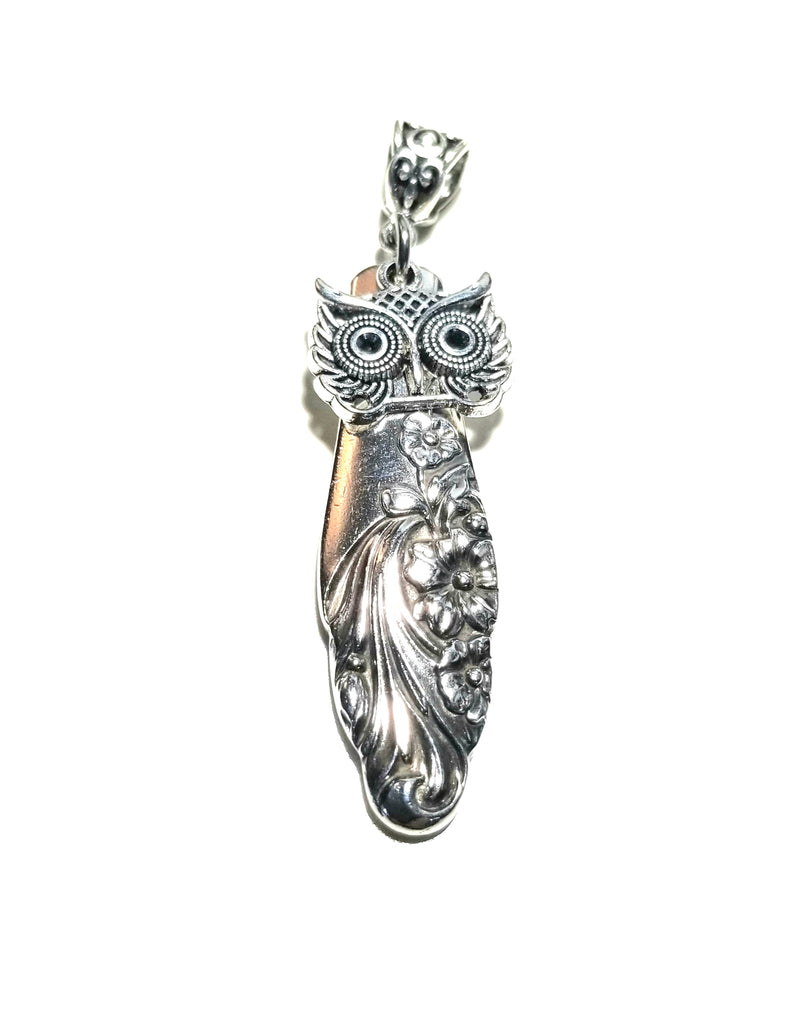 Owl necklace, evening star - Kpughdesigns