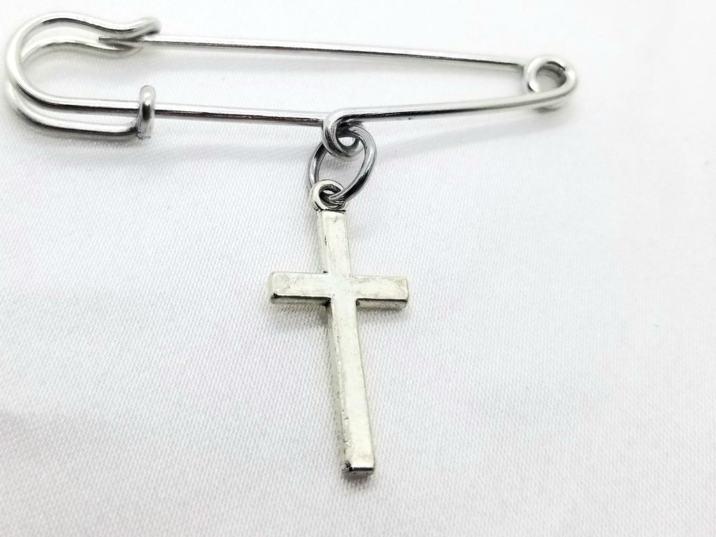 Scarf brooch pin, cross - Kpughdesigns