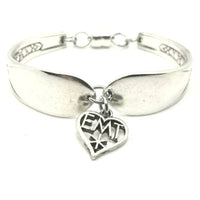 Bracelet, EMT,  spoon jewelry, Emergency Medical Technician, cuff, magnetic clasp - Kpughdesigns