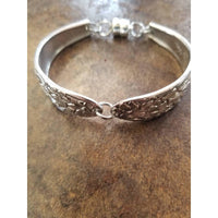 Bracelet, floral, spoon bracelet, cuff style, Narcissus silverware - Kpughdesigns