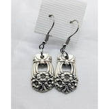 Earrings, Eternally yours, pierced dangle - Kpughdesigns