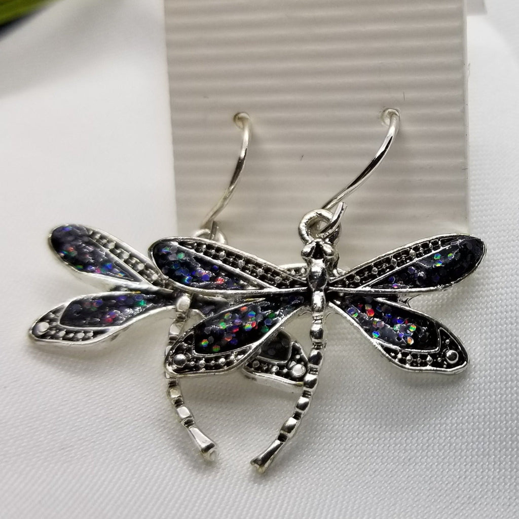Earrings, pierced, dragonfly earrings, dragonflies - Kpughdesigns