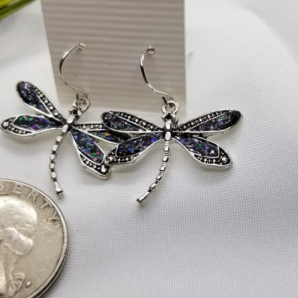 Earrings, pierced, dragonfly earrings, dragonflies - Kpughdesigns