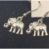 Elephant earrings, pierced, hypoallergenic - Kpughdesigns