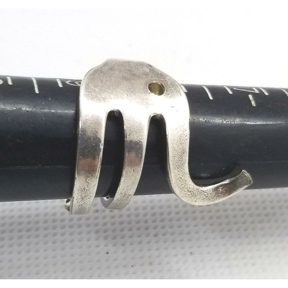 Elephant ring, fork rings, elephant jewelry, twisted fork - Kpughdesigns
