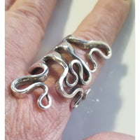 Fork rings, twisted forks, octopus ring - Kpughdesigns