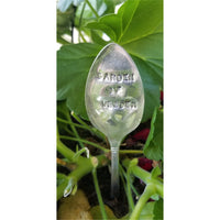 Garden markers, garden art, hand stamped flower signs, gardening gift - Kpughdesigns