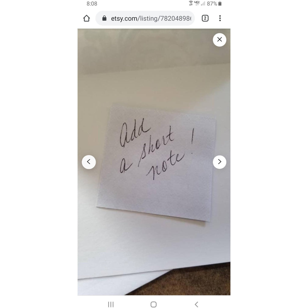 Gift wrap with note, gift wrapping, drop shipping - Kpughdesigns