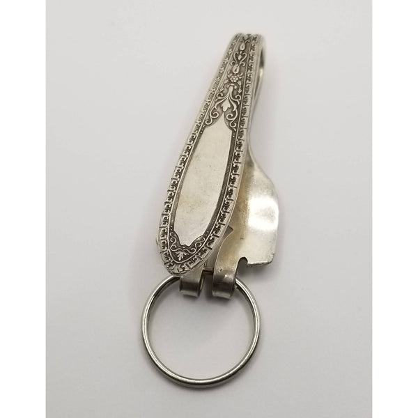 Kpughdesigns Key Ring, Key Keeper, Pocket Key Ring, Purse Key Ring, Vintage Silverware