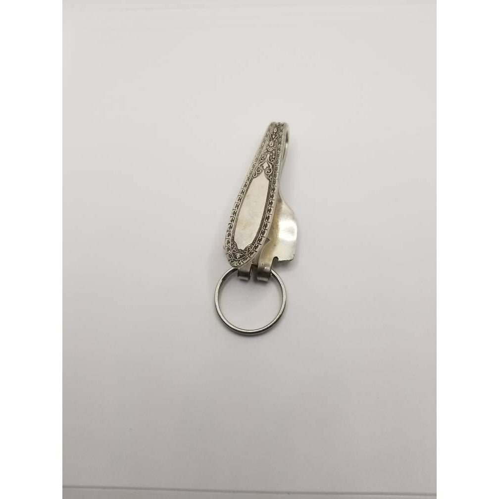 Key ring, key keeper, pocket key ring, purse key ring, vintage silverware - Kpughdesigns