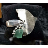 Mermaid bracelet, cuff, whale tail bracelet, sea glass - Kpughdesigns