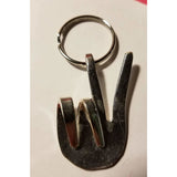 Peace sign, key ring - Kpughdesigns