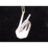 Peace sign,  upcycled fork necklace, twisted forks, unisex - Kpughdesigns