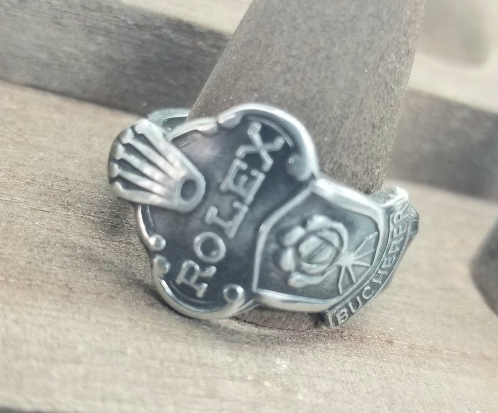 Rolex ring, Rolex Bucherer, spoon ring, unisex - Kpughdesigns