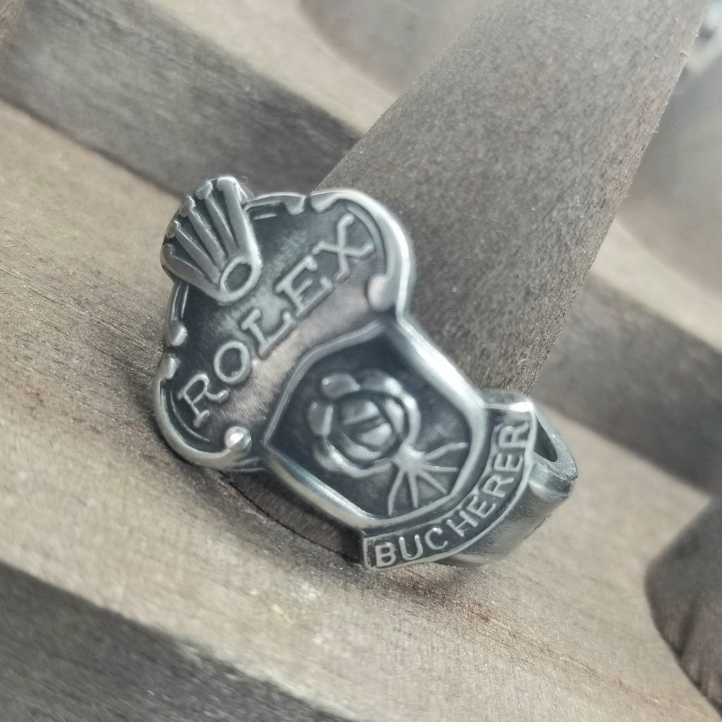 Rolex ring, Rolex Bucherer, spoon ring, unisex - Kpughdesigns