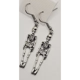 Skeleton earrings, Halloween, pierced, hypoallergenic - Kpughdesigns