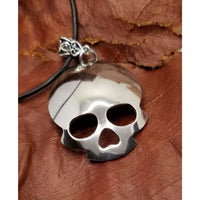 Skull, muerte, skull necklace, skeleton, spoon, goth, Halloween, pirate, death, bikers - Kpughdesigns