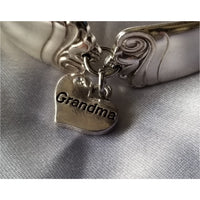 Spoon bracelet, Grandma, cuff style, size medium - Kpughdesigns