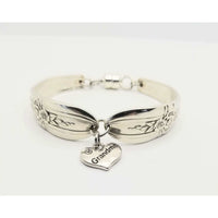 Spoon bracelet, Grandma jewelry, cuff style, medium, magnetic clasp - Kpughdesigns