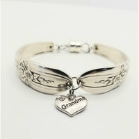 Spoon bracelet, Grandma jewelry, cuff style, medium, magnetic clasp - Kpughdesigns