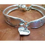 Spoon bracelet, Granny gift, Grandma, cuff, size medium, magnetic clasp - Kpughdesigns