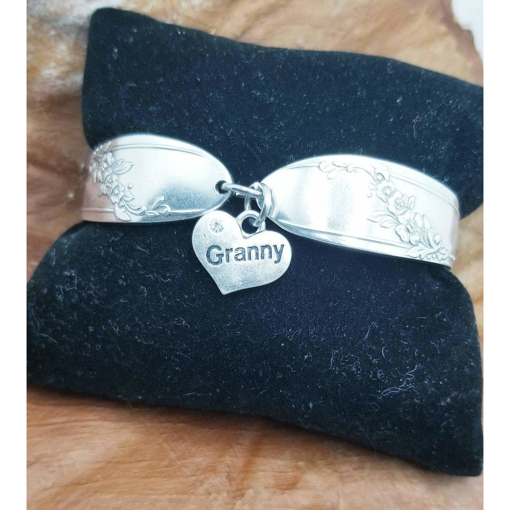 Spoon bracelet, Granny gift, Grandma, cuff, size medium, magnetic clasp - Kpughdesigns