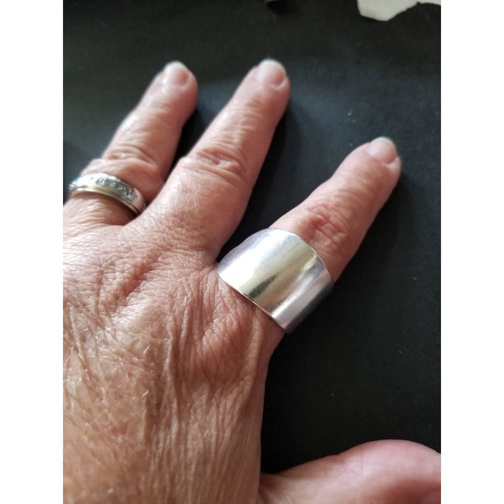 Spoon ring,  band rings, knife ring,  unisex, silver ring - Kpughdesigns
