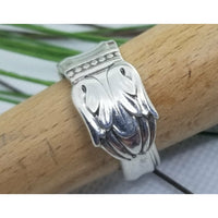 Spoon ring, danish princess, vintage spoon, silver ring, - Kpughdesigns