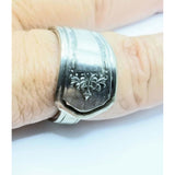 Spoon ring, fluer de lis ring, spoon rings, vintage spoon, rings for women, size 8 - Kpughdesigns