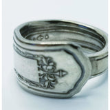 Spoon ring, fluer de lis ring, spoon rings, vintage spoon, rings for women, size 8 - Kpughdesigns