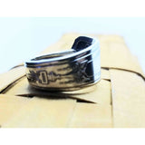 Spoon ring, fluer de lis ring, spoon rings, vintage spoon, rings for women, size 8 - Kpughdesigns