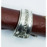 Spoon ring, rings, floral, primrose flowers, thumb ring, forefinger - Kpughdesigns