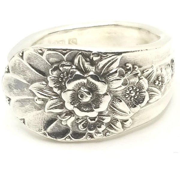 Spoon ring, rings, Jubilee, floral ring, spoon jewelry, rings for women. thumb ring - Kpughdesigns