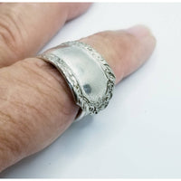 Spoon ring, rings, vintage spoons,  size 7,  upcycled spoons, vintage silverware, - Kpughdesigns