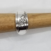 Spoon ring, silver rings, Queen Bess, size 9-10 - Kpughdesigns