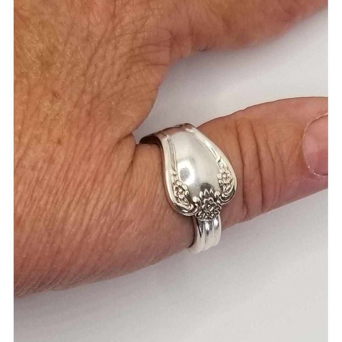 Silver shop spoon rings