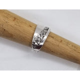 Spoon ring, Starlight pattern - Kpughdesigns
