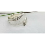 Spoon ring, wrap, size 7.5 , vintage spoon, silver ring, wrap ring - Kpughdesigns